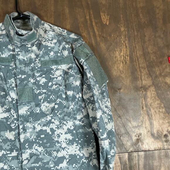 Military Army Combat Unisex Coat Green Camouflage Uniform Digicam XS Regular - Picture 5 of 13